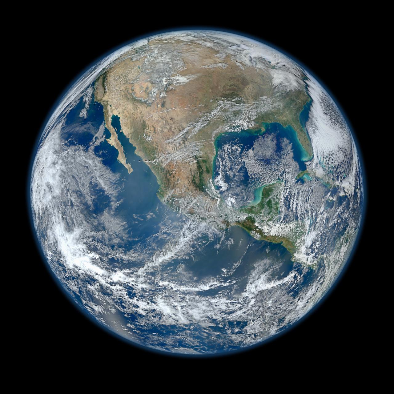 Земля из космоса, изображение NASA